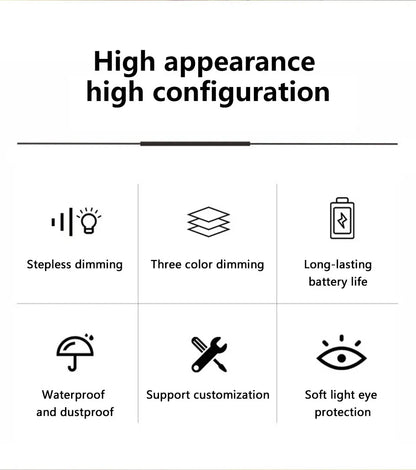 Rechargeable LED Table Lamp with Touch Control - Smarsty
