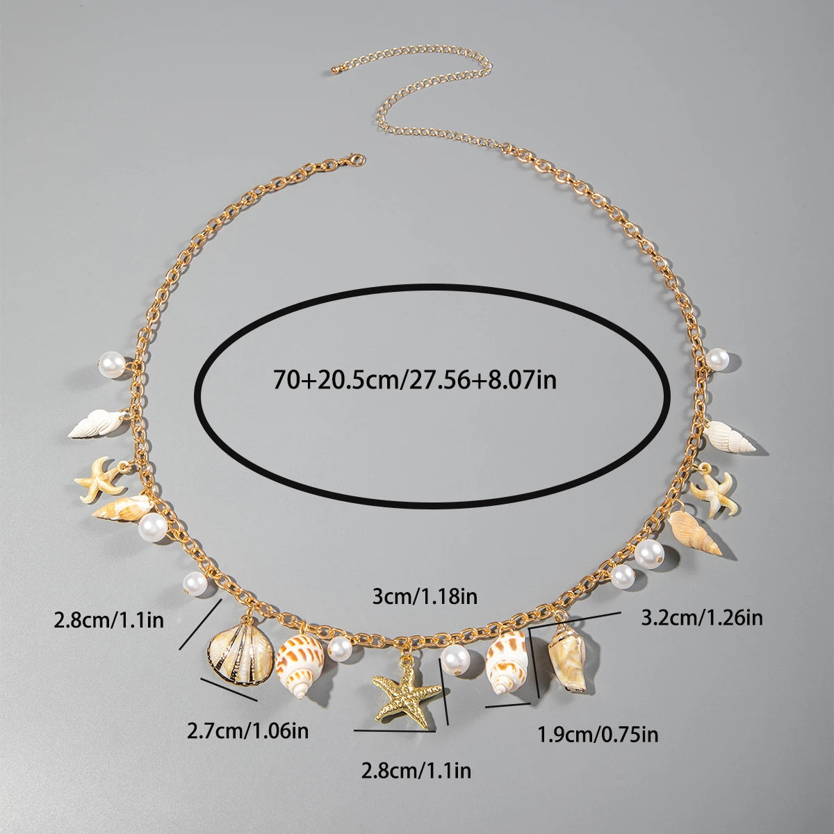 Bohemian Sea Star Shell Waist Chain for Beach Style - Smarsty
