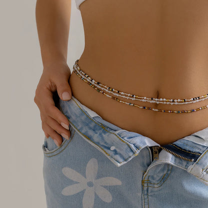 Lacteo Bohemia Seed Beads Waist Chain for Summer Style - Smarsty