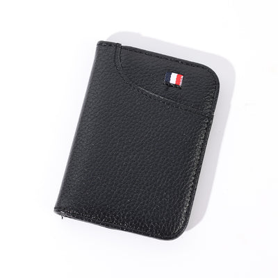 Portable Super Slim Soft Wallet PU Leather Mini Credit Card Wallet Purse Card Holders Men Wallet Thin Small Short Wallets - Smarsty