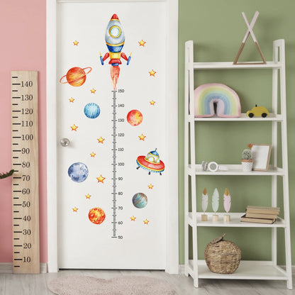 Cartoon Animal Height Ruler Wall Stickers for Kids Room - Smarsty