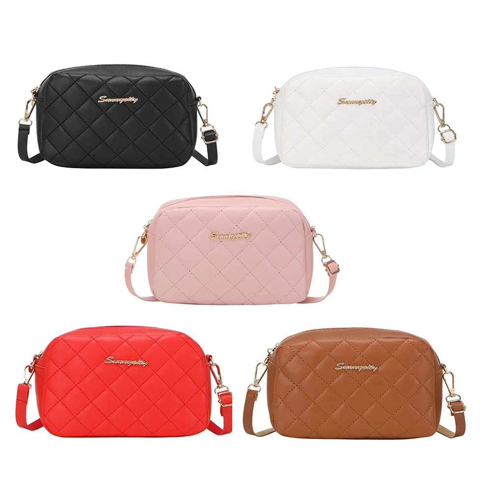 2024 Tassel Small Messenger Bag For Women Trend Lingge Embroidery Camera Female Shoulder Bag Fashion Chain Ladies Crossbody Bags - Smarsty
