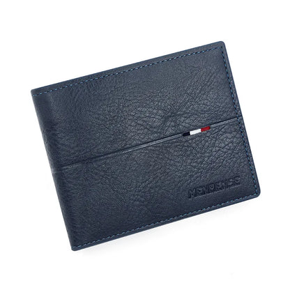 Slim Men Wallets New Short Zipper Card Holder Photo Holder Male Purse Simple Coin Pocket High Quality PU Leather Men's Wallet - Smarsty
