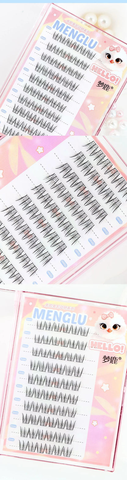 Self Adhesive Cluster Lashes for Effortless Application - Smarsty
