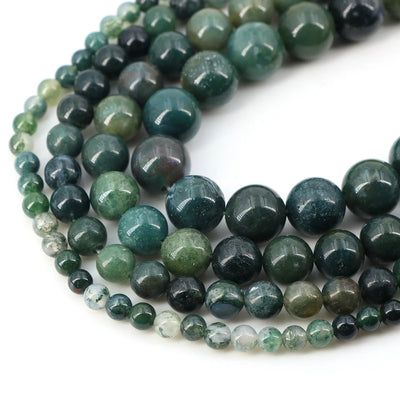 Natural Stone Beads Blue Tiger Eye Crystal Amethyst Rose Quartz Gemstone Bead for Jewelry Making Bracelet Necklace 4/6/8/10MM - Smarsty