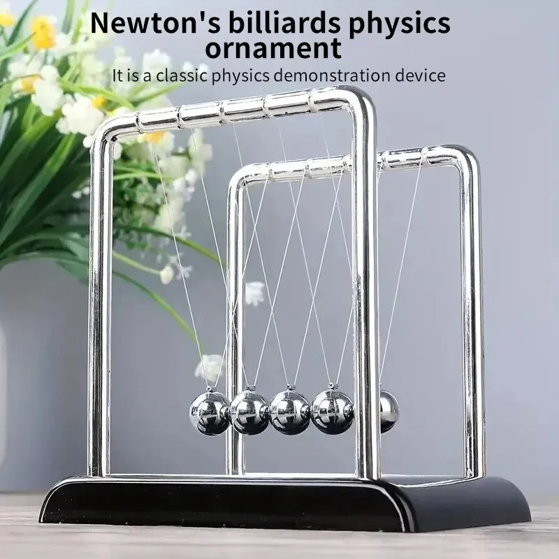Newton's Cradle Balance Steel Ball Teaching Supplies Physics Science Pendulum Desktop Toys Stress Relief Gifts Home Decoration - Smarsty