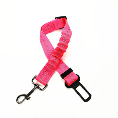 Adjustable Dog Car Seat Belt Harness with Reflective Cushioning - Smarsty