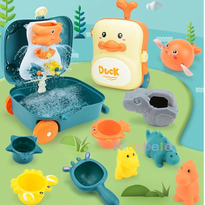 Kids Beach Toys Baby Beach Play Toys Sandbox Kit Summer Toys Beach Accessories Sand Water Game Tools Bath Toy For Baby by Smarsty