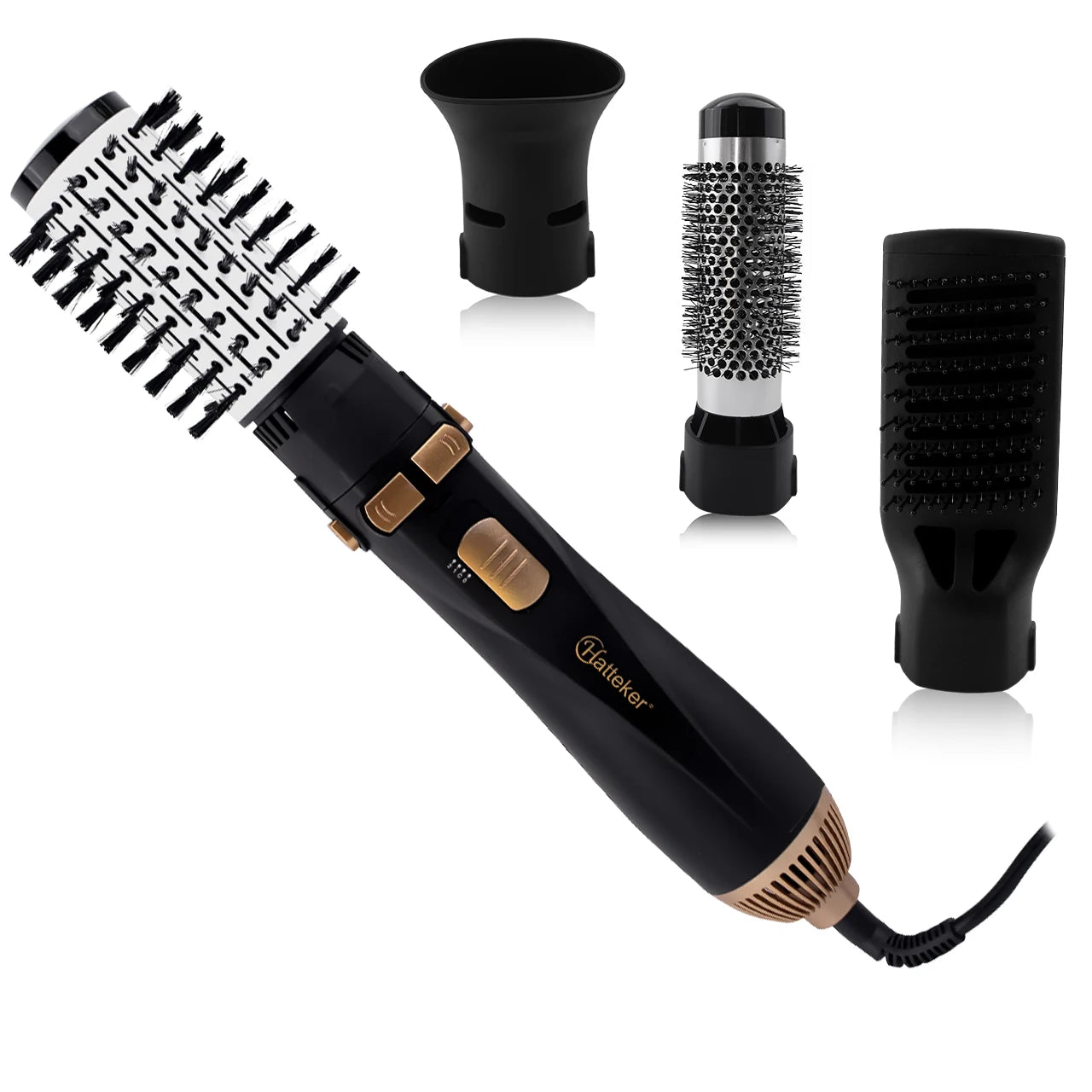 Hatteker Hot Air Brush Hair Dryer with Strong Wind - Smarsty