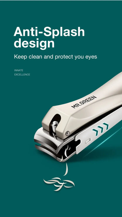 MR GREEN Anti Splash Stainless Steel Nail Clippers - Smarsty
