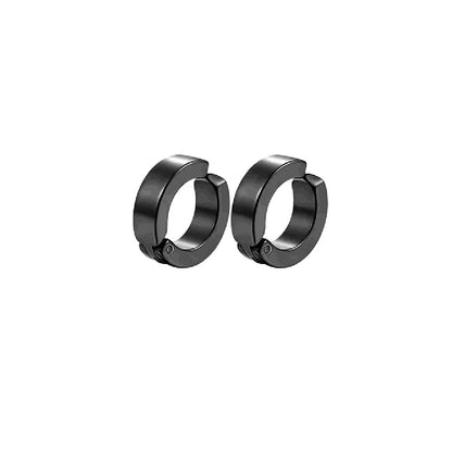 Mens Magnetic Stainless Steel Clip Earrings Set No Piercing - Smarsty