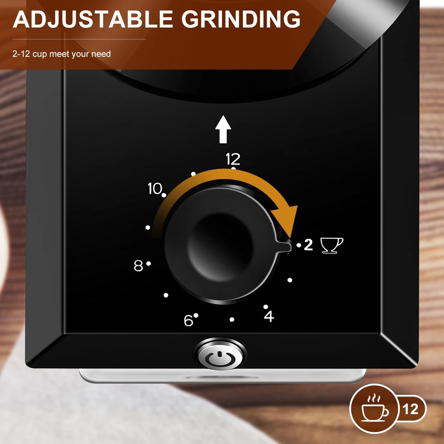 Automatic Burr Mill Coffee Grinder Electric Coffee Bean Grinding With 28 Adjustable Gears for Espresso French Press Drip Coffee - Smarsty