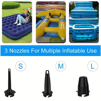 Portable Battery Powered Air Pump For Inflatables Outdoors - Smarsty