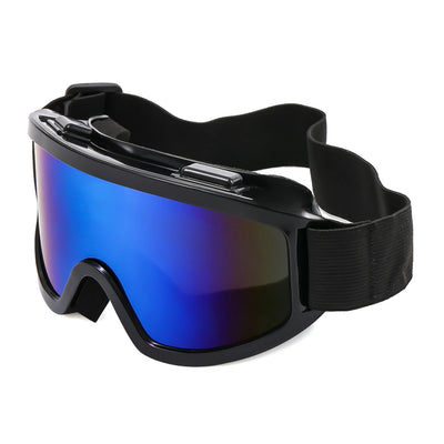 Large Frame Ski Goggles with Colorful Lens Anti-Collision Anti-Glare Lens Outdoor Sport Snow Snowboard for Snowboarding Skiing - Smarsty