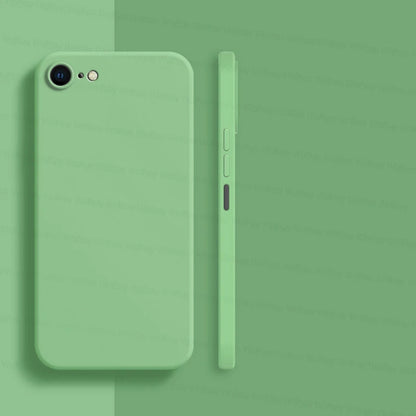 Smarsty Shockproof Soft TPU iPhone 8 Case Liquid Silicone Back -