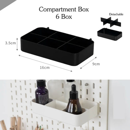 DIY Pegboard Accessories Kitchen Organization No Drill Hanging Shelf Storage Hooks Wall Organizer Crafts For Garage Room