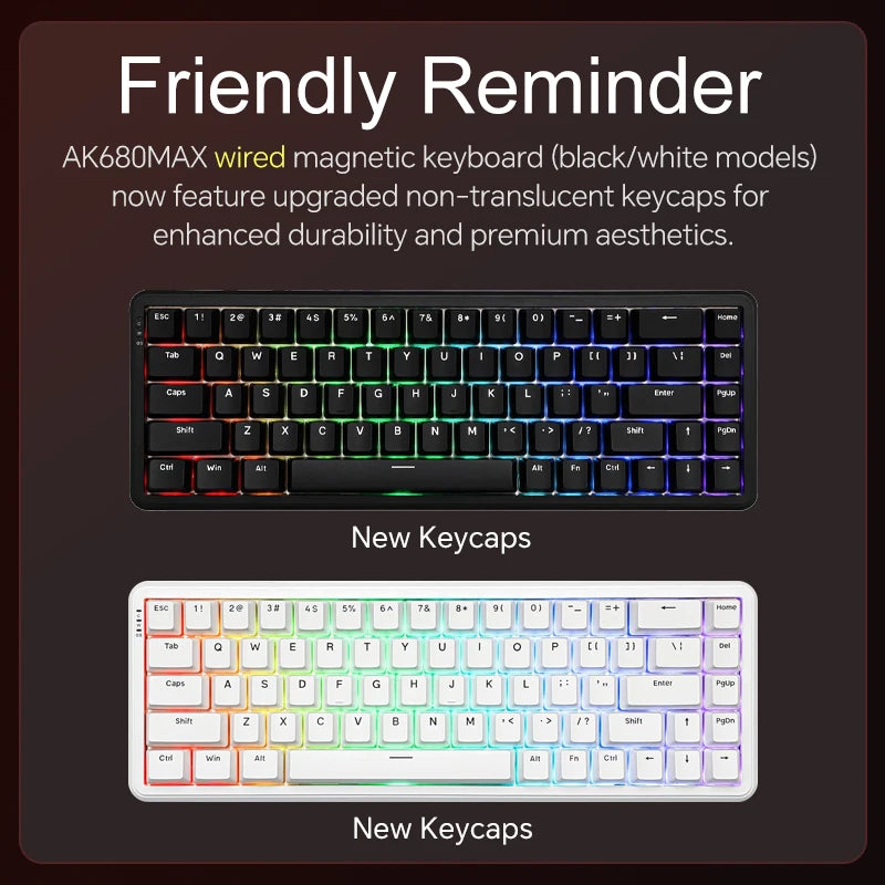 Magnetic Switch 60 Percent Mechanical Keyboard For Gaming