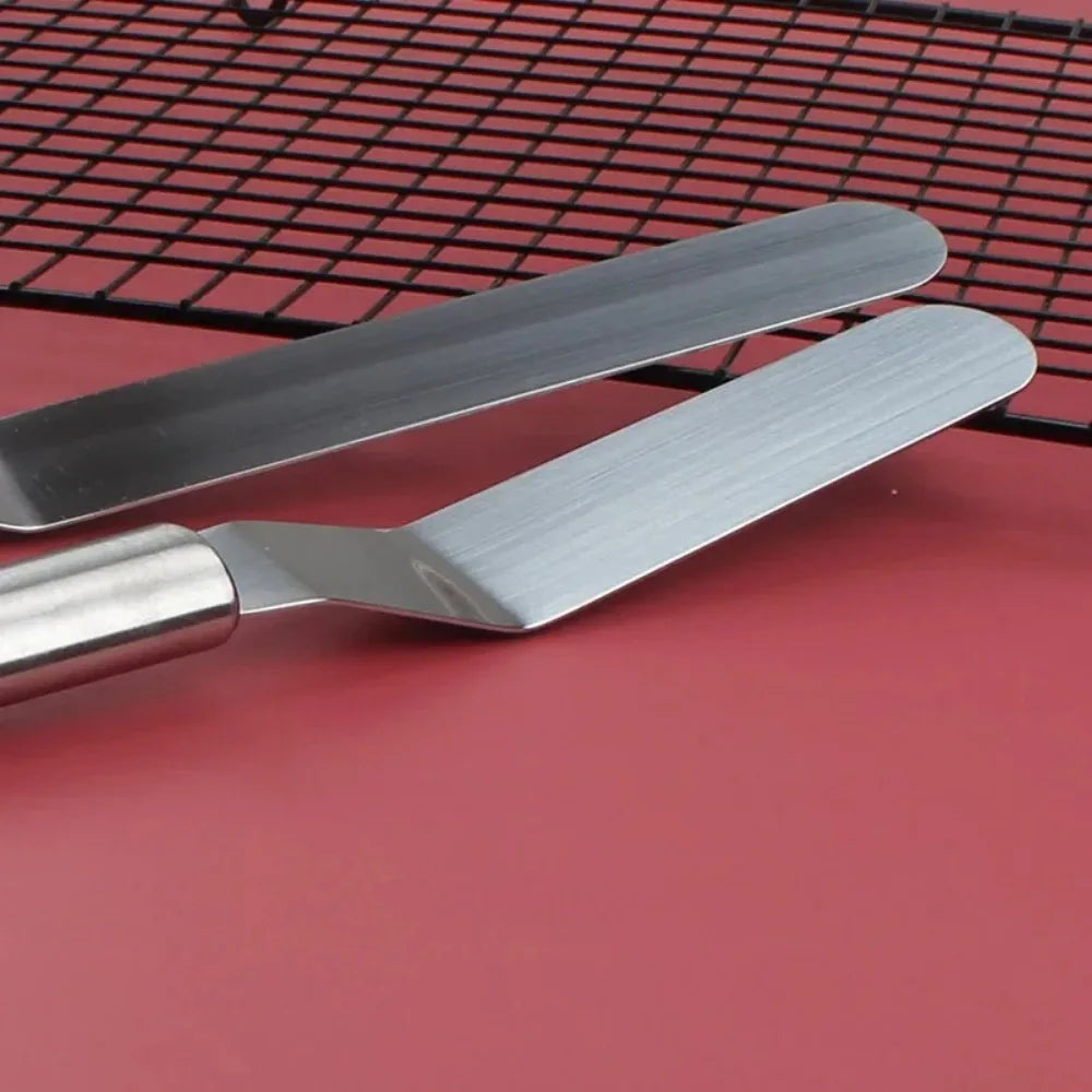 Stainless Steel Icing Spatula Set for Easy Cake Decorating - Smarsty