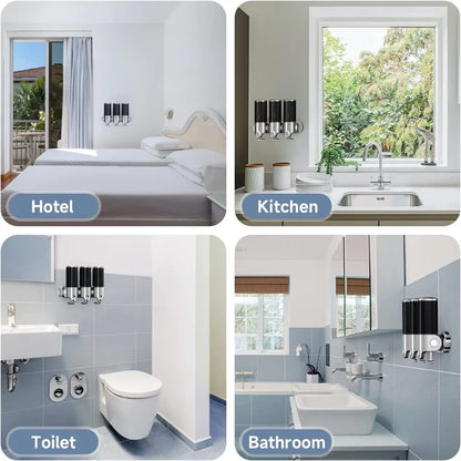 Wall Mounted Liquid Soap Dispenser for Bathroom Convenience - Smarsty