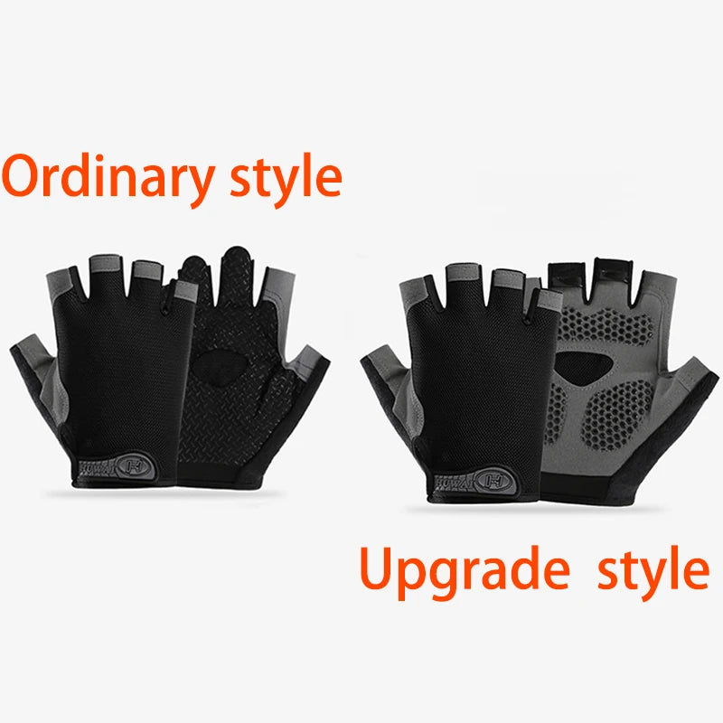 Breathable Anti Slip Half Finger Cycling Gloves for Men and Women - Smarsty