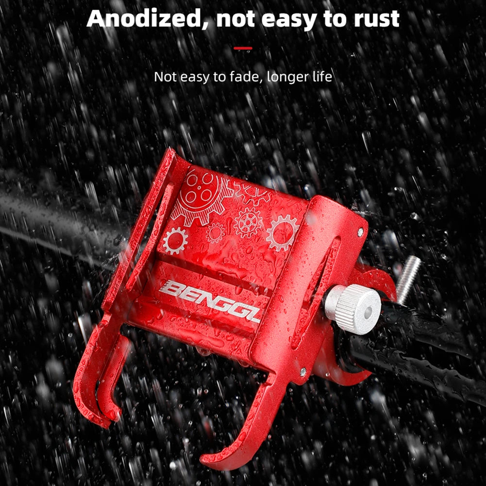 Aluminum Bike Phone Holder 360 Rotation Handlebar Mount - Smarsty