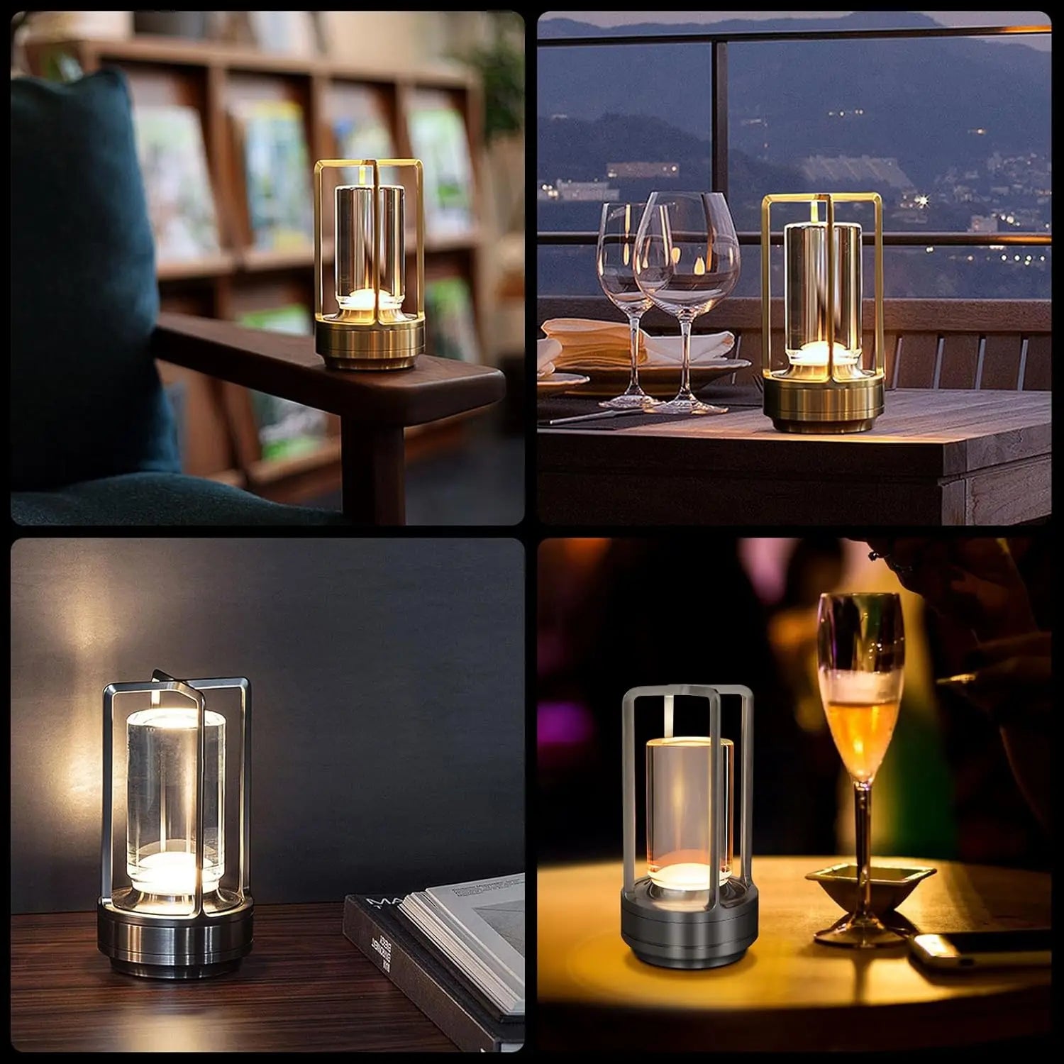 Wireless LED Touch Sensor Table Lamp for Bedroom Decor - Smarsty