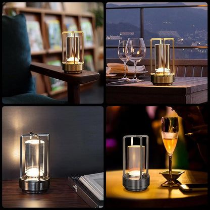 Wireless LED Touch Sensor Table Lamp for Bedroom Decor - Smarsty