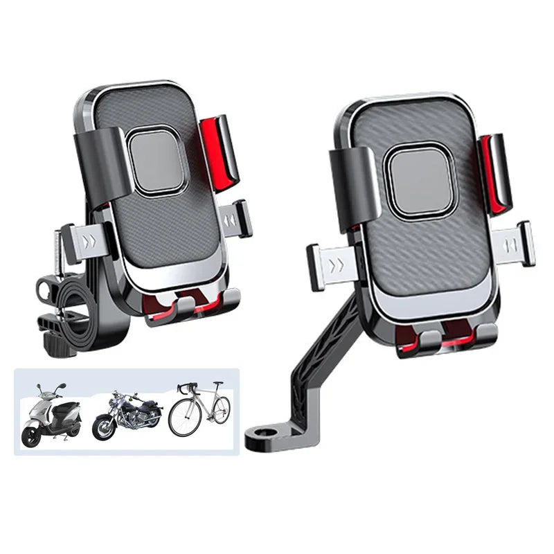 Universal Bike Phone Holder With Free Rotation Shockproof - Smarsty