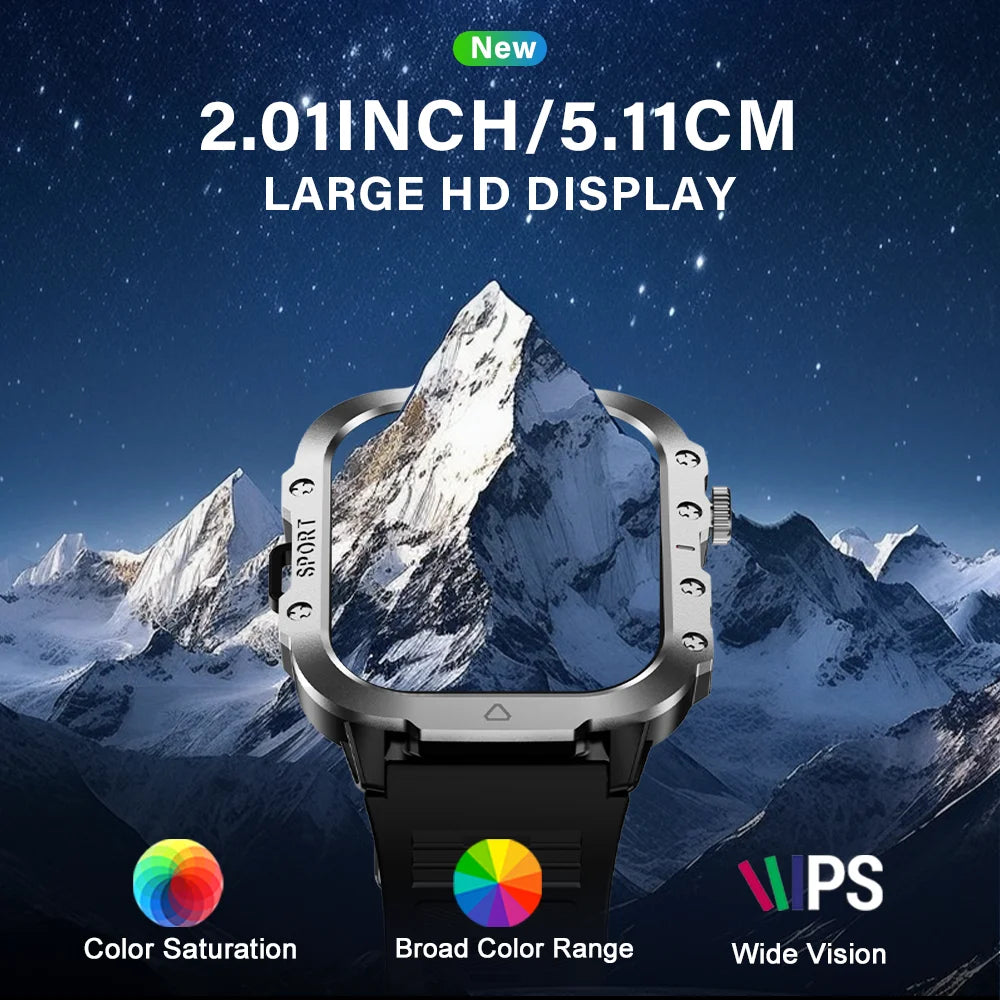 Outdoor Sports Smart Watch with HD Screen and Bluetooth - Smarsty