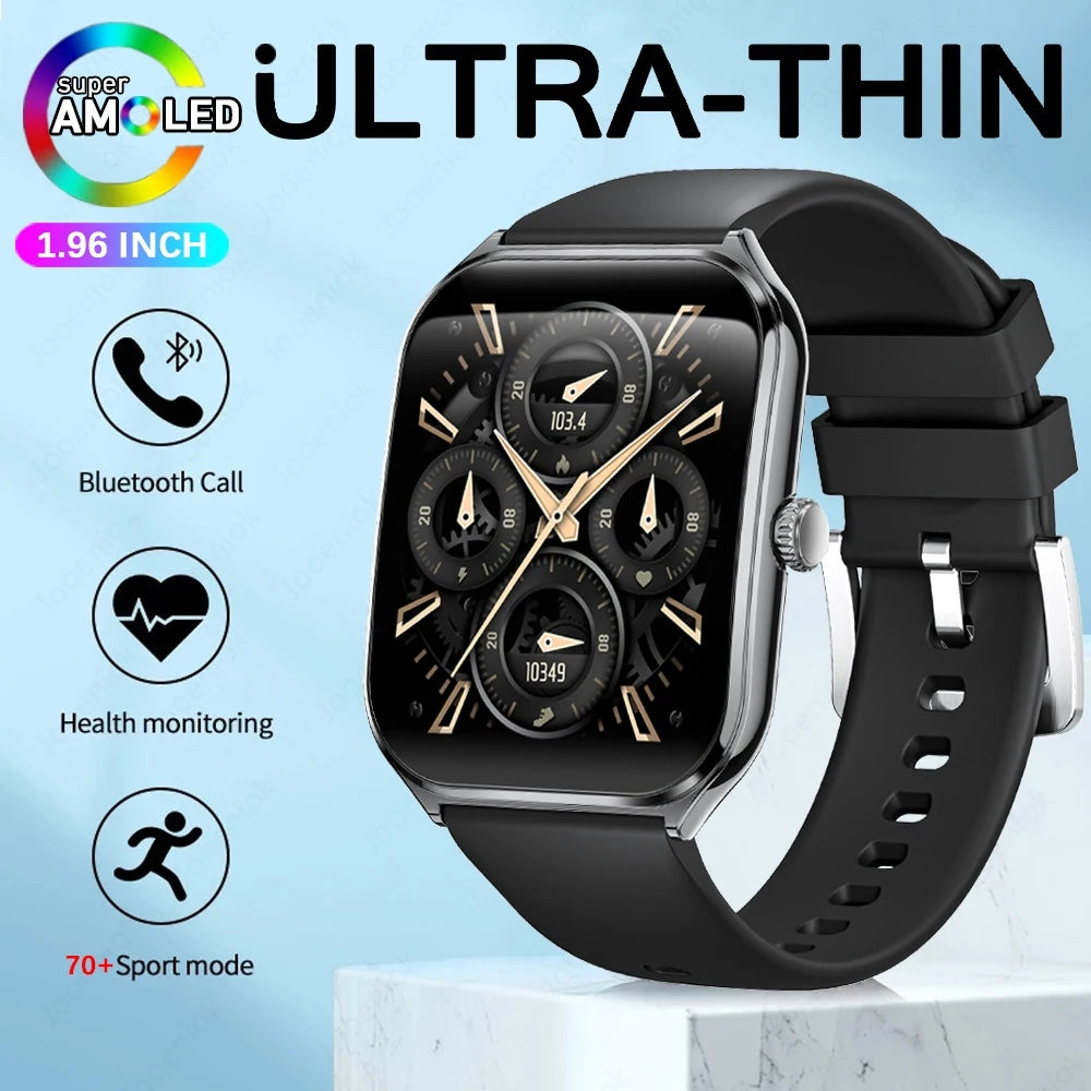 Ultra Thin Smart Watch for Men with AMOLED Screen - Smarsty