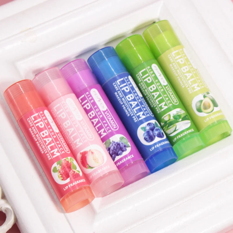 Moisturizing Multi Fruit Flavors Lip Balm Set - Smarsty