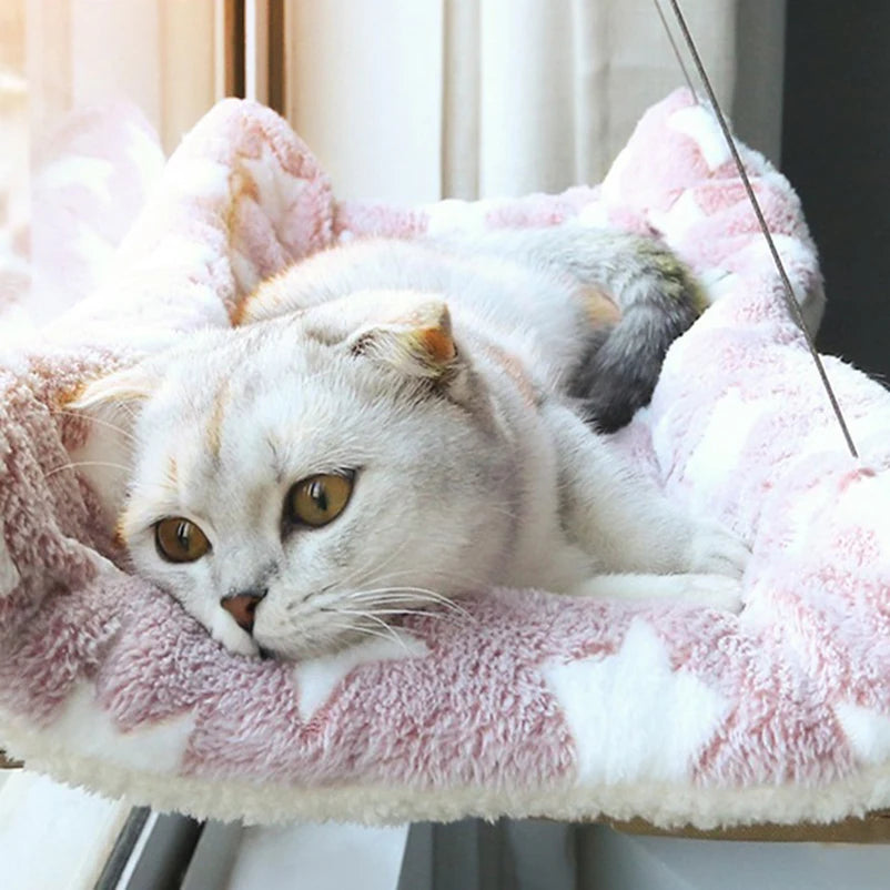 Comfortable Cat Hammock Bed for Sunny Window - Smarsty
