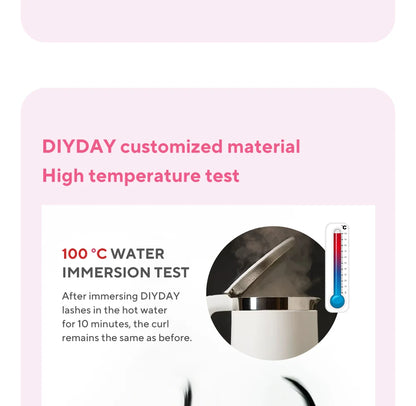 DIYDAY U Shaped YY Lashes Ultra Soft Natural Look - Smarsty