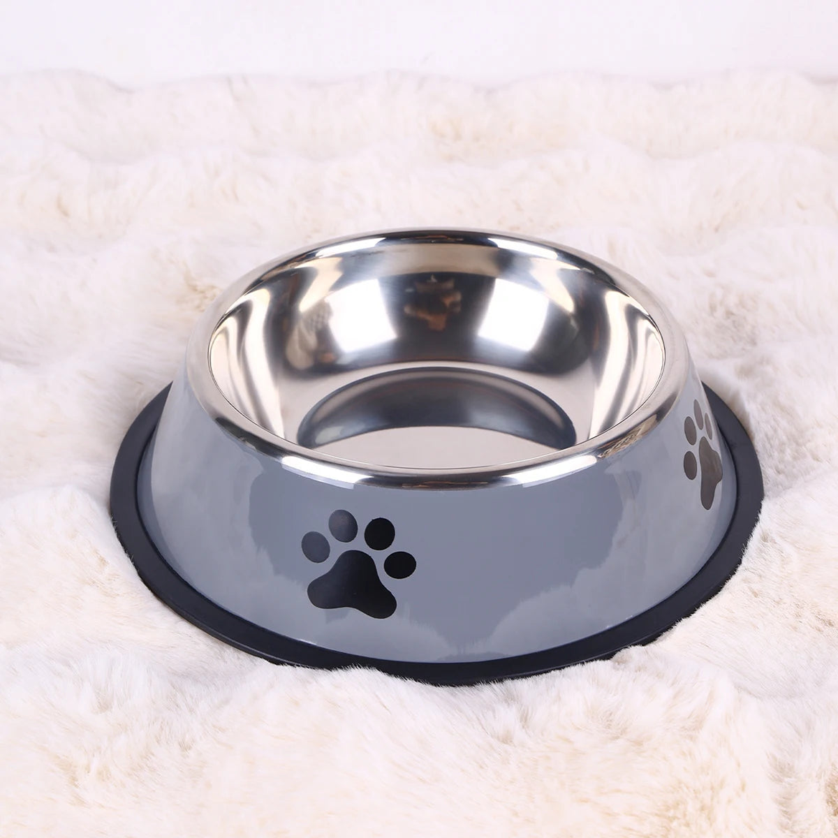 Stainless Steel Dog and Cat Food Bowl Anti-Fall Design - Smarsty