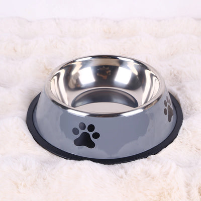 Stainless Steel Dog and Cat Food Bowl Anti-Fall Design - Smarsty