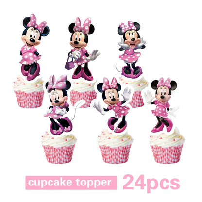 Disney Minnie Mouse Party Supplies Set for Kids Birthdays - Smarsty