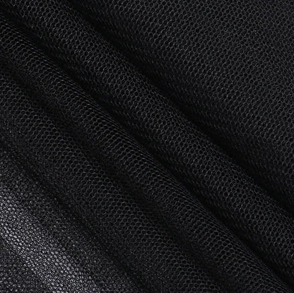 Sexy Net Yarn High-Waisted Irregular Skirt for Women Summer New European and American Gothic Style Versatile Casual Skirts - Smarsty