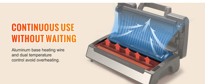 SucceBuy 90Kpa 130W Vacuum Sealer Food Packaging Machine with Free 10pcs Vacuum bags for Household Kitchen Vacuum Food Sealing - Smarsty
