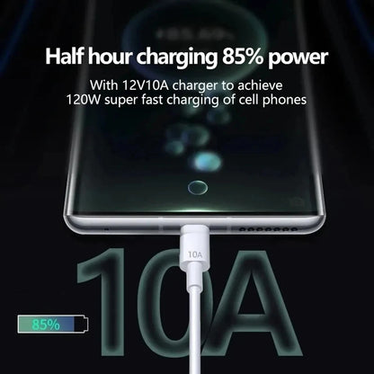 NNBILI 10A USB C Quick Charging Cable 120W Fast Charge - Smarsty