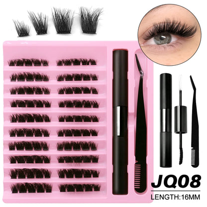 GROINNEYA DIY Lash Extension Kit with Strong Hold Bonds - Smarsty