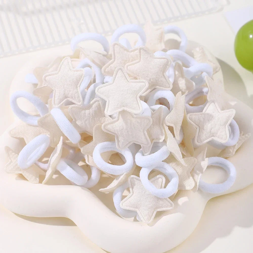 Cute Girls Hair Ties Soft No Harm Ponytail Holders 10Pack - Smarsty