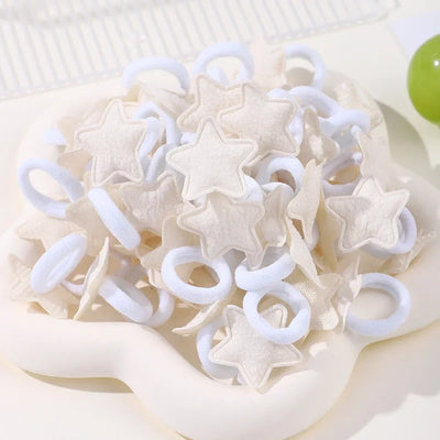 Cute Girls Hair Ties Soft No Harm Ponytail Holders 10Pack - Smarsty