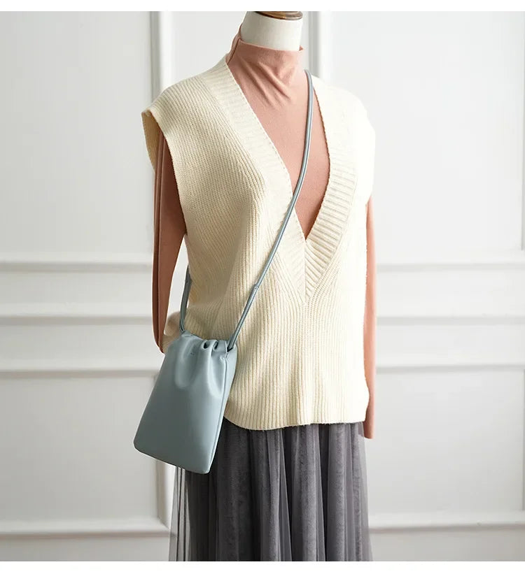 Leather Crossbody Bag for Women Lightweight Cell Phone - Smarsty