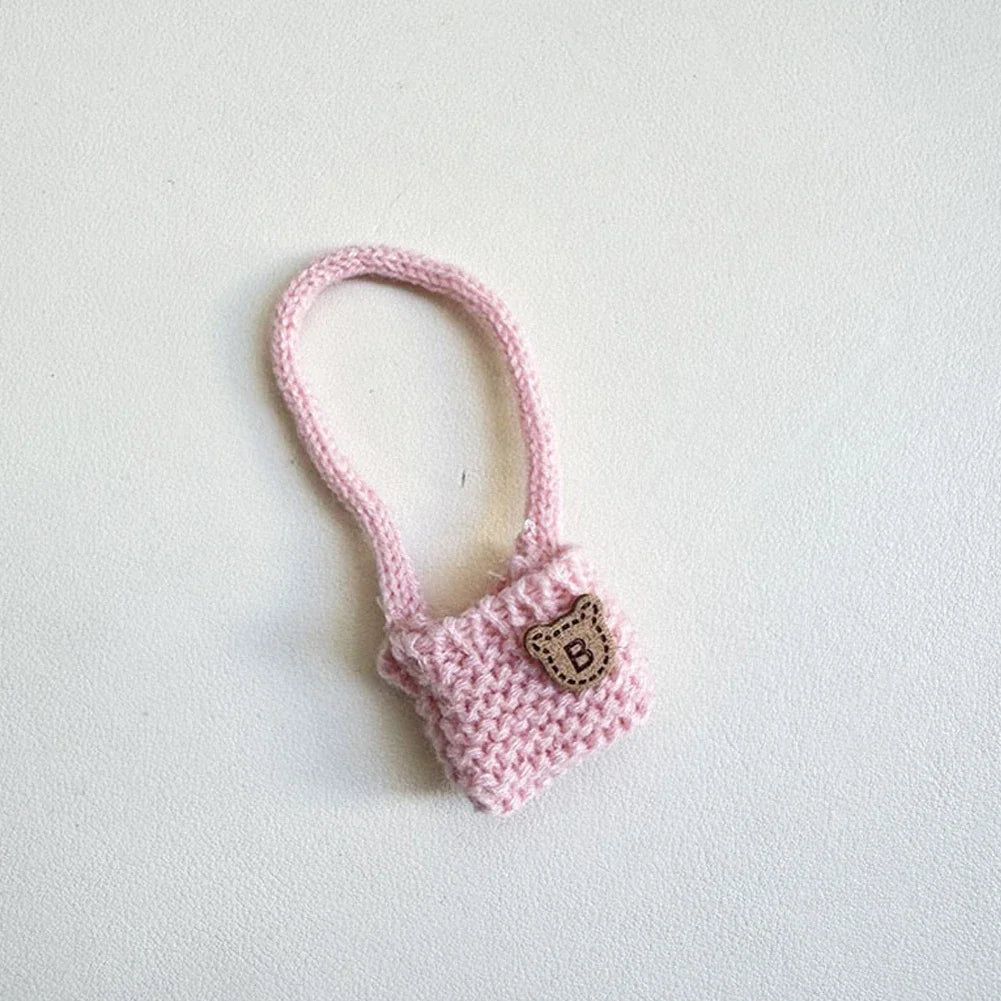 For 15-17 cm v1v2 Labubu Clothes outfit Labubu Sitting Party Bear Label Scarf Hat Bag Dolls Accessories Cute Decoration by Smarsty