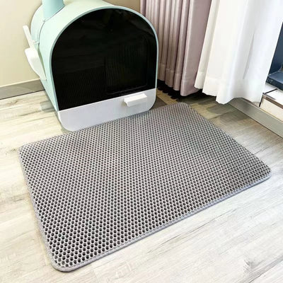 Double Layer Waterproof Cat Litter Mat for Easy Cleaning - Smarsty
