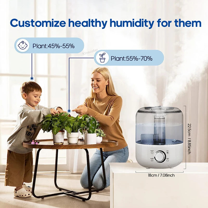 Large Capacity Aromatherapy Air Humidifier with Remote Control - Smarsty