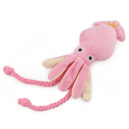 Cute Octopus Dog Chew Toy for Teeth Cleaning - Smarsty