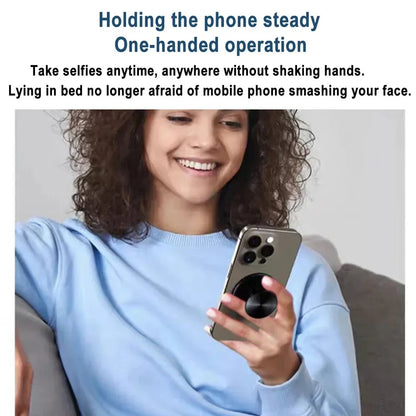 Magnetic Folding Phone Grip Holder With Pocket Stand - Smarsty
