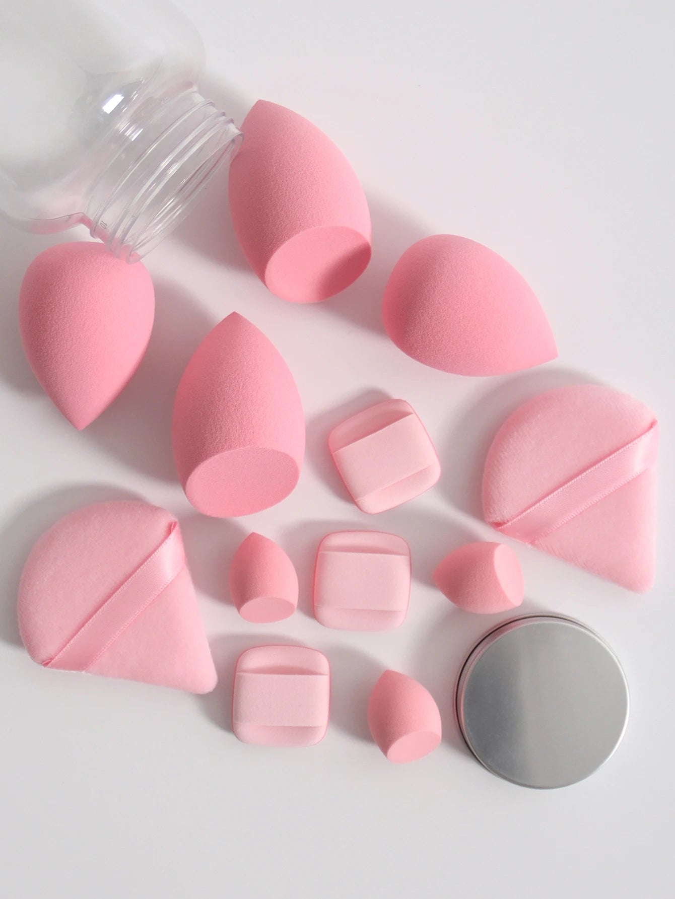 12Pcs Latex-Free Makeup Sponge Set for Flawless Application - Smarsty