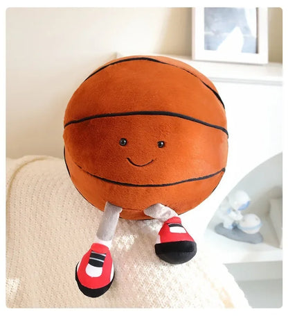cm football doll, basketball plush toy, creative football doll, pillow, pet ball, dog and cat interactive toy - Smarsty